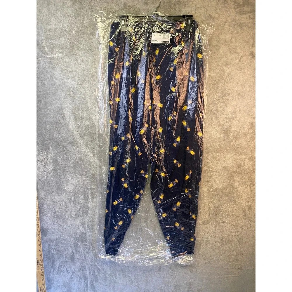 Polo Ralph Lauren Navy Blue Polo Bear Cotton Pajama Sleep Pants Mens Size 2X